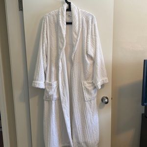 2/$20 Cozy white robe